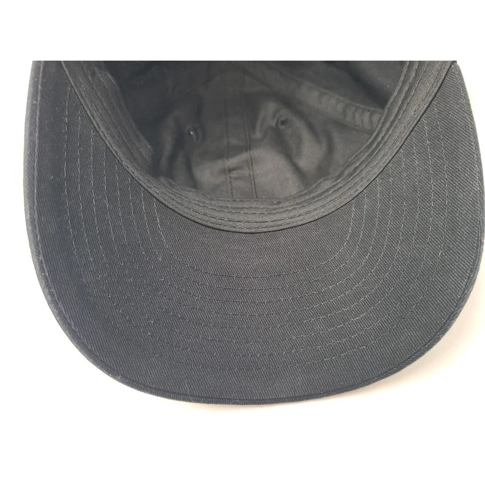 Youth Nike 3Brand Dual Logo Adjustable Hat Cap Cotton Swoosh Logo Boy Girl Black